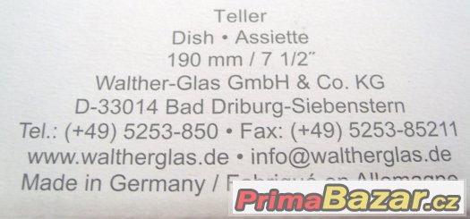 Sada designových misek Walther - Glas Sada designových misek Walther - Glas