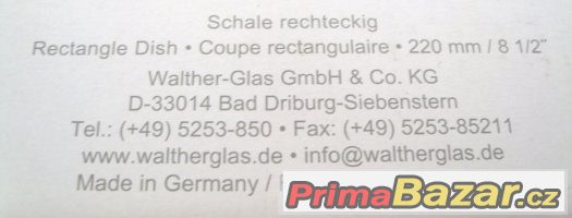 Sada designových misek Walther - Glas Sada designových misek Walther - Glas