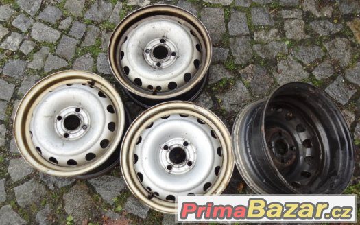 4 plechové disky kol 5 ½ J x 14 Opel, Hyundai aj.