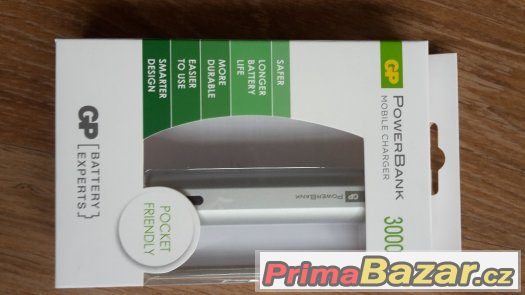 Power Bank GP FN03M 3000mAh bílá