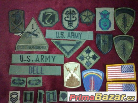 U.S.ARMY- originální nášivky- 2 kusy dle výběru