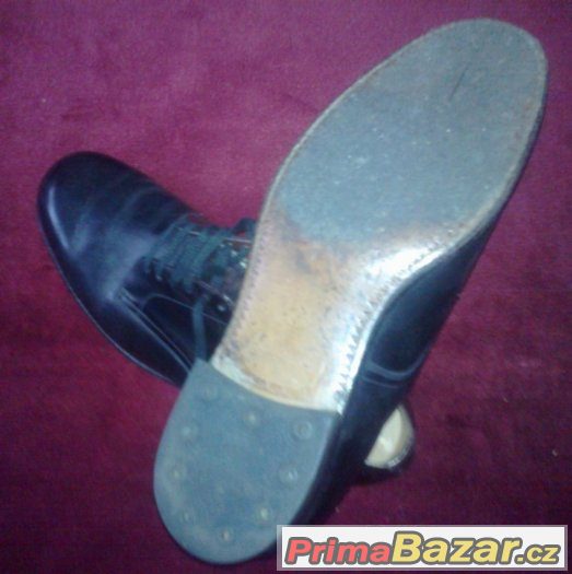 RETRO Pánské celokožené boty z r.1936. Skoro NOVÉ.Cca 41 RETRO Pánské celokožené boty z r.1936. Skoro NOVÉ.Cca 41