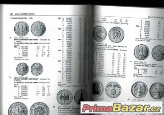 Katalog na mince/ Německo 1800-2013-komplet.Super-špička