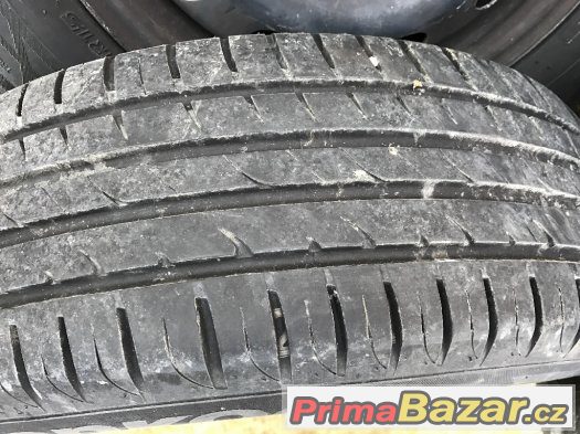 Pneu a plechové disky 5x100 195/65/15 dunlop + hankook