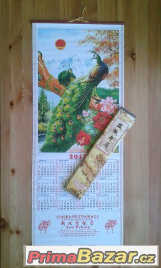 Čínský kalendář k zavěšení na r. 2017