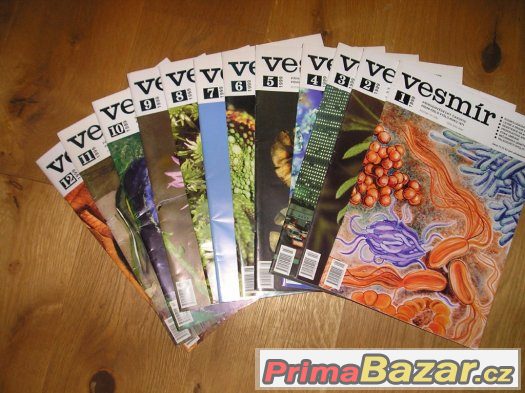 Časopis VESMÍR-kompletní ročníky 1999, 2001 a 2002