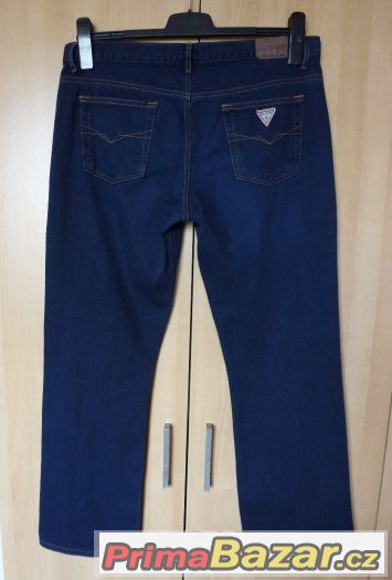 LUXUSNÍ ZNAČKOVÉ RIFLE / DŽÍNY zn. GUESS JEANS vel. 32 / L