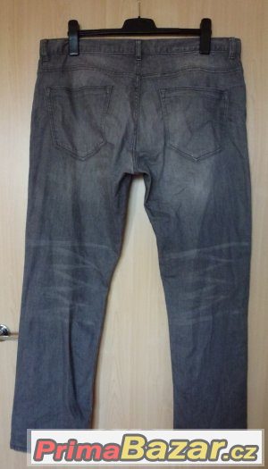 PÁNSKÉ RIFLE / DŽÍNY zn. NEXT vel. 38/32 ŠISOVANÉ XL/ XXL PÁNSKÉ RIFLE / DŽÍNY zn. NEXT vel. 38/32 ŠISOVANÉ XL/ XXL