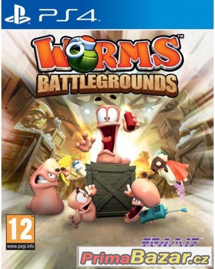 WORMS BATTLEGROUNDS - NOVÁ - PS4 - PLAYSTATION 4