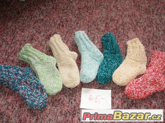 Ponožky ručně pletené