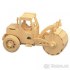 Dřevěné 3D puzzle dřevěná skládačka auta - Válec P027
