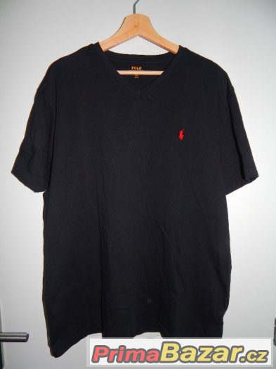Černé tričko Ralph Lauren