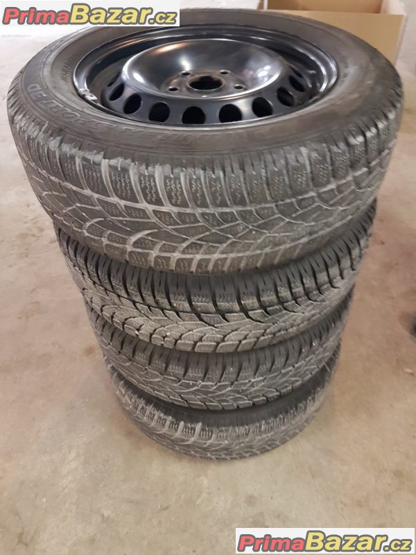 plechové disky s pneu Dunlop 1K0601027ac 5x112 6jx15 et47