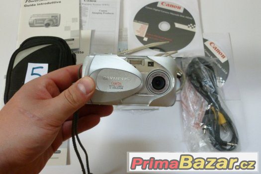 Digitální fotoaparát Olympus C-350 + pouzdro +karta 64 MB