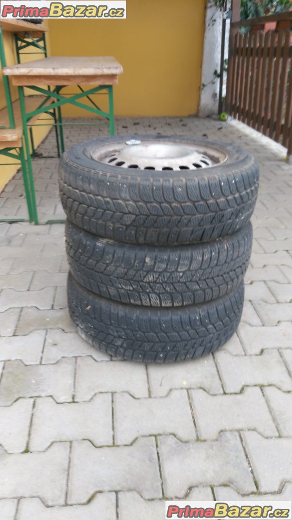 3xplechové disky s pneu