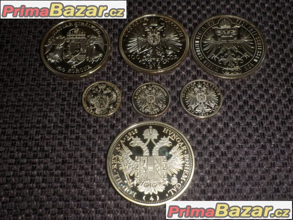 FJI zlaté mince kopie Franz Josef nejlepší dárek RU