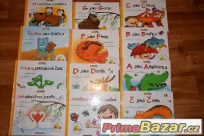 12 x Knížka ABECEDA + ČÍSLA