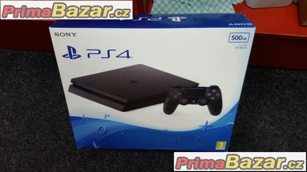 herní konzole SONY PlayStation 4 slim black 500gb bluetooth,wifi,hdmi,lan