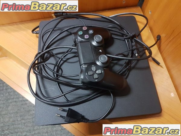 herní konzole SONY PlayStation 4 slim black 500gb bluetooth,wifi,hdmi,lan