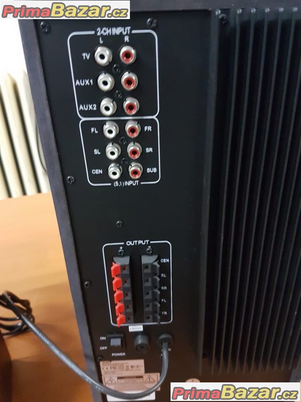 Reproduktory Genius sw hf 6000 5.1 višeň h