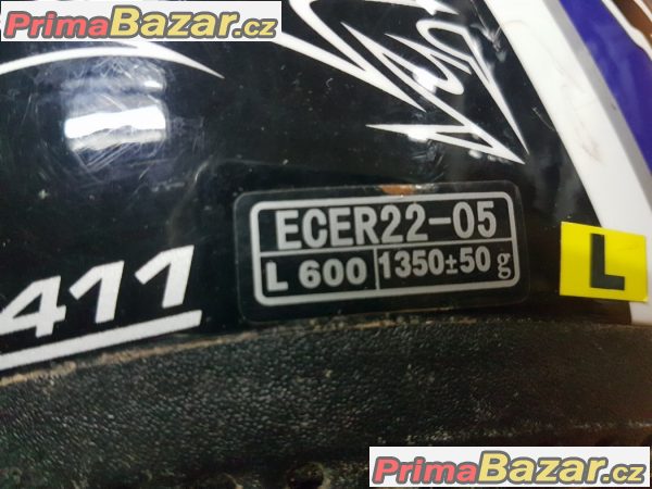 přilba crossová na motorku Nitro s brýlema velikost L 600 1350 g