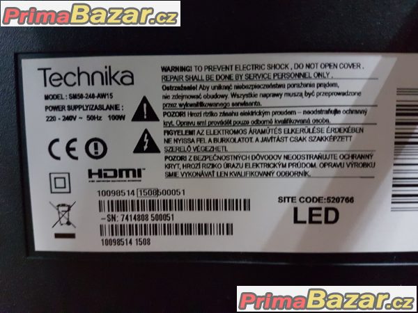 Full Hd smart Led tv Technika SM50 240 aw15