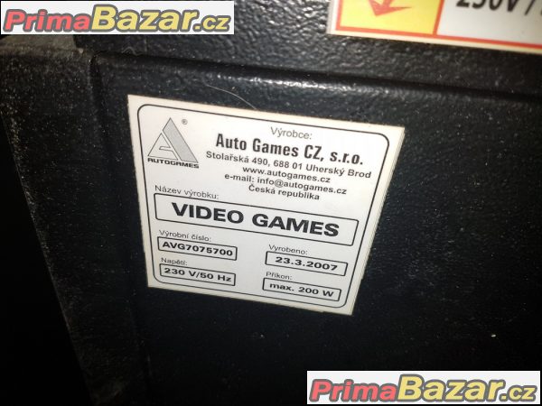 vyherni automat Video games plně fukční cena 2490