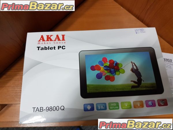 Zánovní tablet Akai se zárukou 4x1.2 Ghz 8