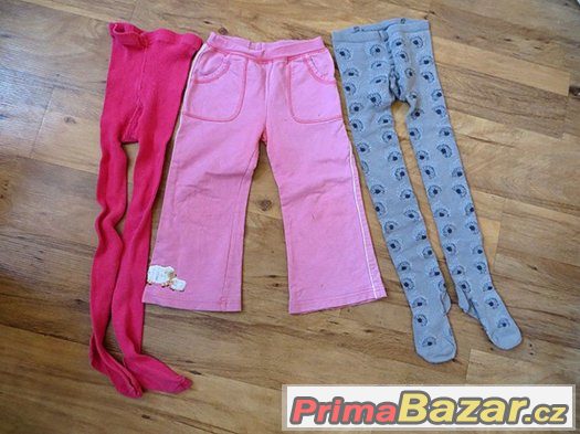 2 x dívčí punčocháče + sv. růžové tepláčky vel. 98 - 104? 2 x dívčí punčocháče + sv. růžové tepláčky vel. 98 - 104?