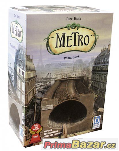 METRO - Paris 1989 - DESKOVÁ HRA - KOUPÍM