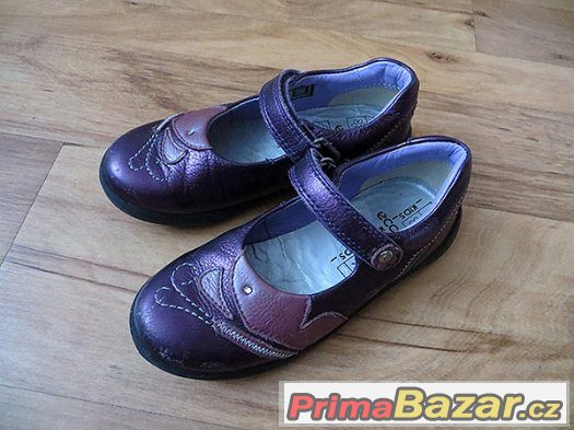 fialové slavnostní dívčí boty - střevíčky ECCO vel. 27