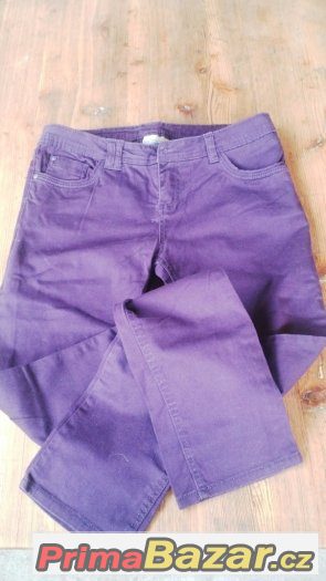 Rifle-kalhoty fialové barvy