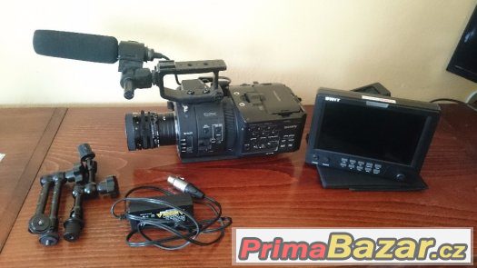 Sony NEX fs700 včetně náhledového monitoru