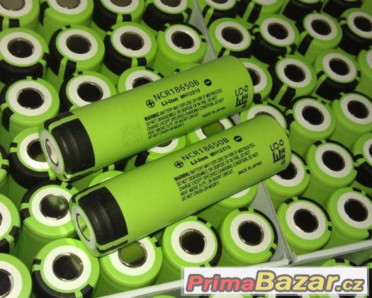 Panasonic NCR18650B 3400 mAh (18650, li-ion) baterie