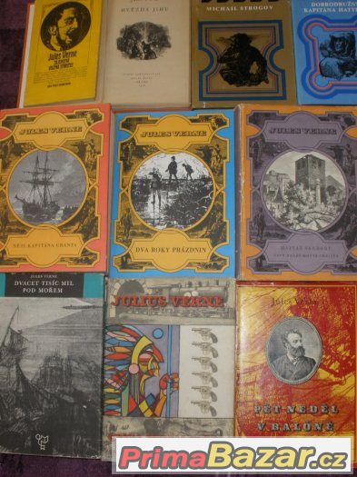 Staré knížky na prodej od roku 1925, i Verneovky 1.vydání