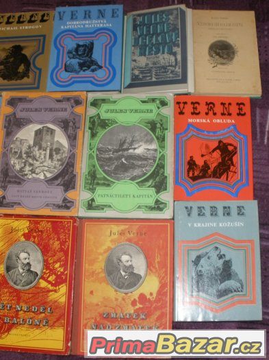Staré knížky na prodej od roku 1925, i Verneovky 1.vydání
