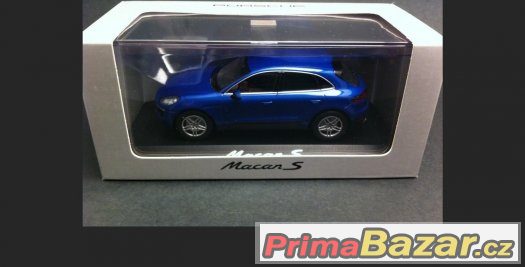 Prodám nový špičkový model Porsche Macan S Minichamps 1:43