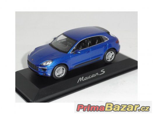 Prodám nový špičkový model Porsche Macan S Minichamps 1:43