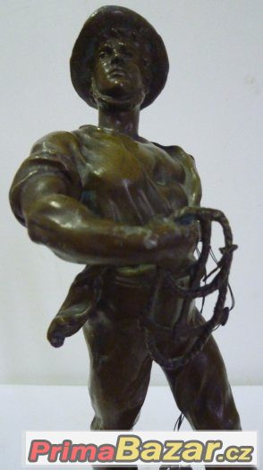 Námořník kovová socha Secours Arthur Waagen