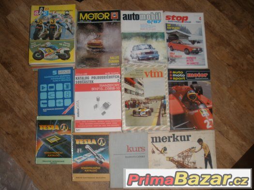 Staré katalogy,časopisy ABC,Automobil,VTM