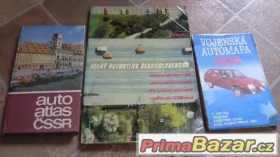 Stará vojenská automapa, autoatlas... mapa Retro