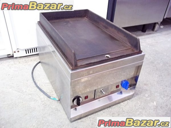 GASTRO PROFI elektrická grilovací deska litinová hladká tál