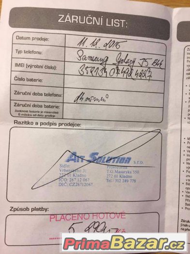 prodám SAMSUNG GALAXY J5 (v záruce) prodám SAMSUNG GALAXY J5 (v záruce)