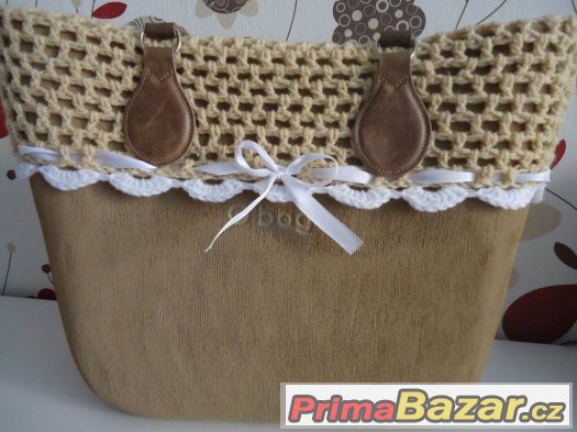 Prodám ručně vyráběné háčkované lemy na OBAG kabelky Prodám ručně vyráběné háčkované lemy na OBAG kabelky