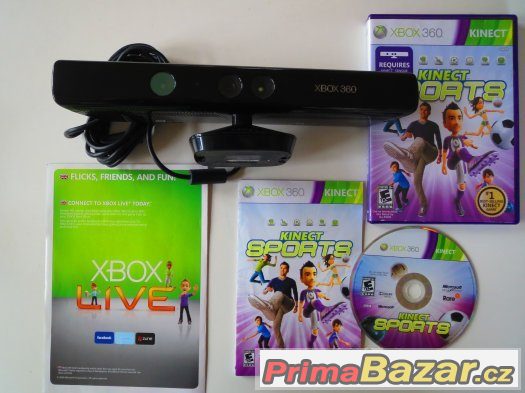 Kinect na Xbox - TOP STAV - záruka 07/2017 + hra ZDARMA