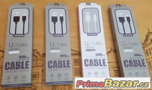 Datový Kabel USAMS - Lightning, USB-C, microUSB