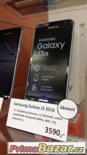 Samsung Galaxy J3 2016 Zánovní