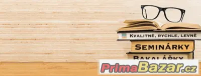 Nestíháte Vaší seminárku, bakalářku nebo diplomku?