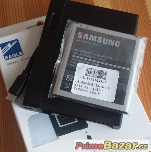 Samsung S4 i9505 - Baterie + externí nabíječka