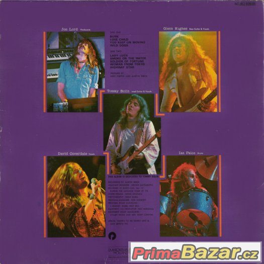 Deep Purple ‎– Last Concert In Japan 1978 + DALSI LP